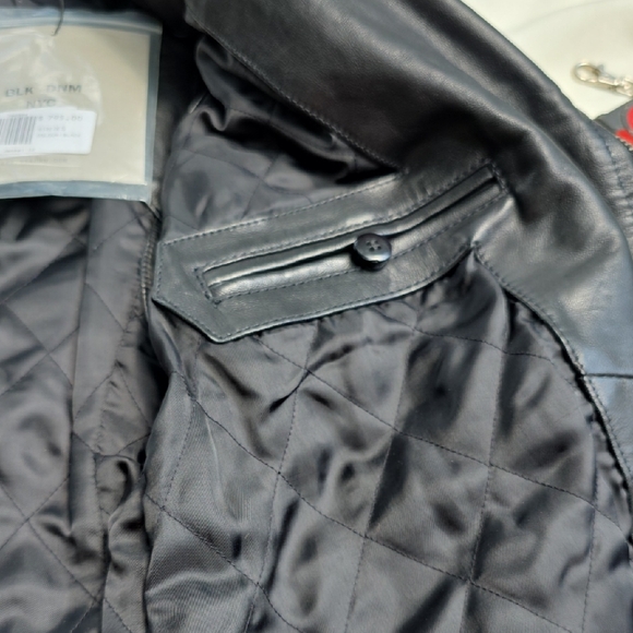 BLK DNM Black Leather Jacket - Picture 4 of 16